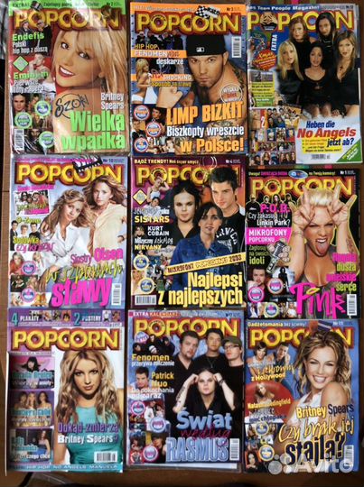 Иностр.журналы нач.2000 Тату, Бритни,Агилера