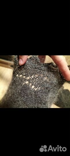 Шаль пуховая ручная работа