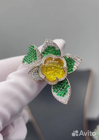 Кольцо Pasquale Bruni серебро, цирконы