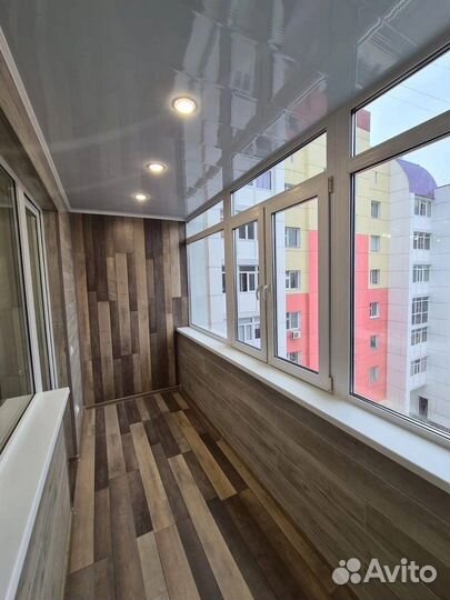 Отделка балконов и лоджий, Утепление и Обшивка