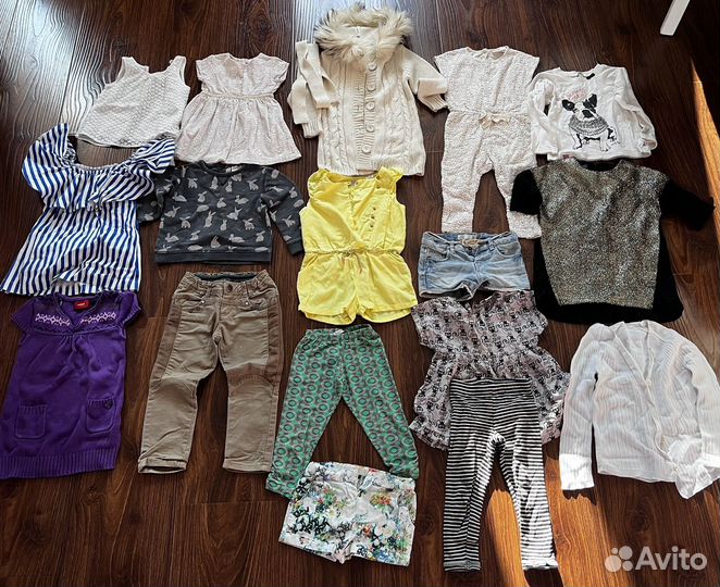 Детские вещи для девочки zara 98 пакетом