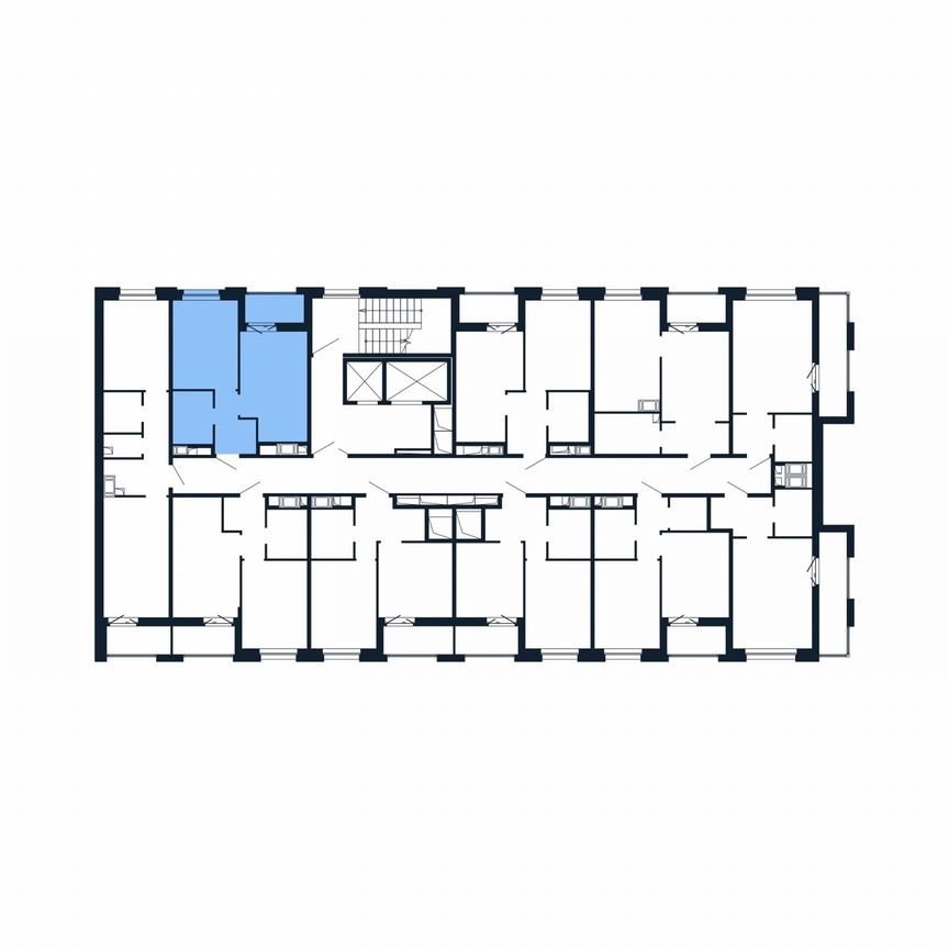 2-к. квартира, 35,1 м², 6/12 эт.