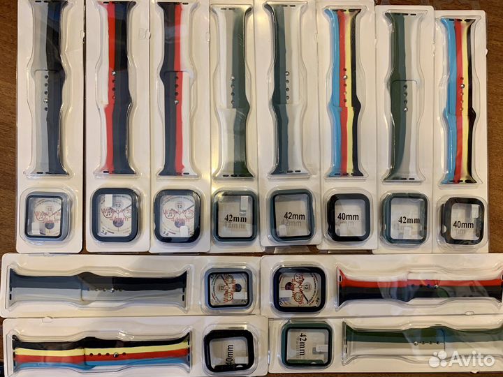 Браслет ремешок - бампер чехол для Apple Watch