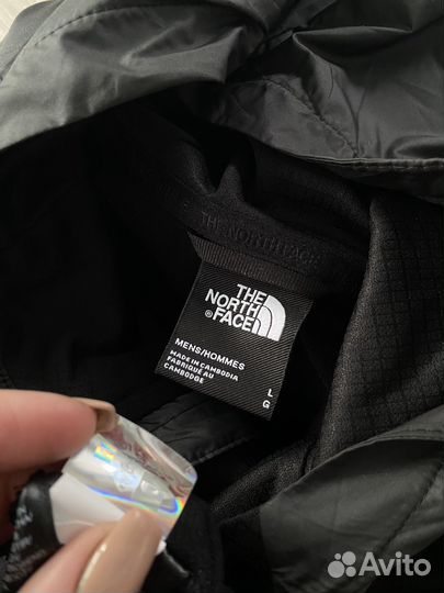 Чёрная олимпийка зип кофта The North Face L ориг