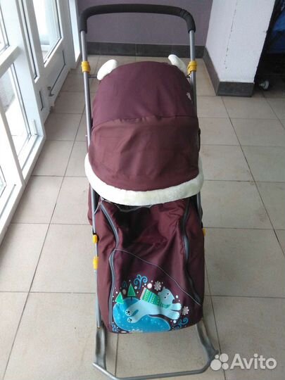 Санки коляска ника