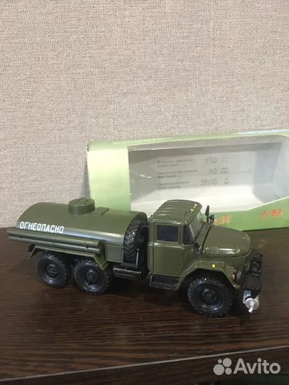 Модель ЗИЛ 131 топливозаправщик элекон 1:43