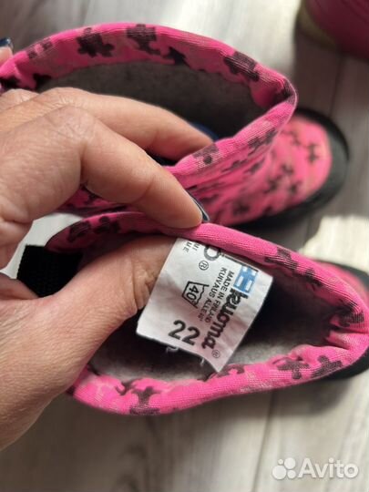 Зимние сапожки для девочки 22 размер Kuoma Gusti