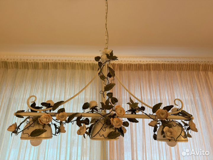 Люстра потолочная подвесная бу