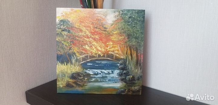 Картина маслом Пейзаж Осень