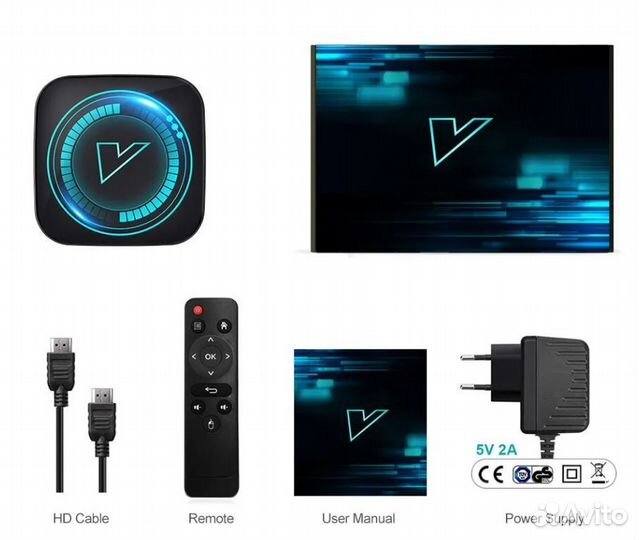 SMART tv приставка vontar 4/32 android 12 прошитая