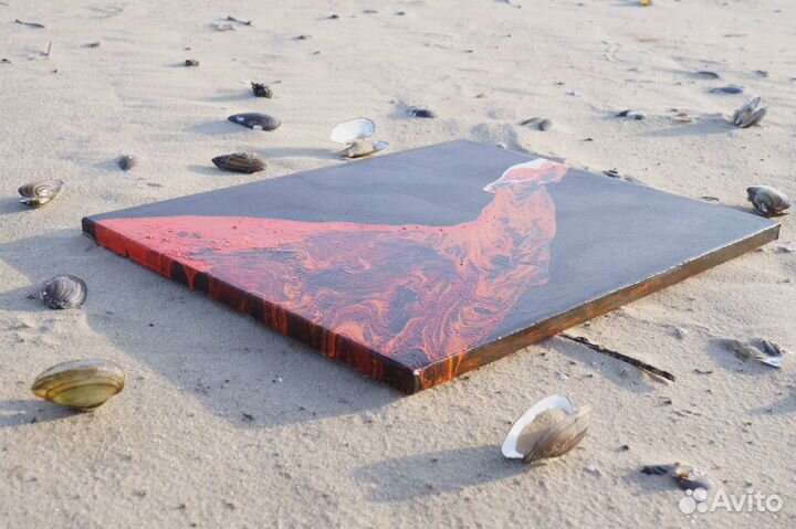 Интерьерная картина - огонь, вулкан