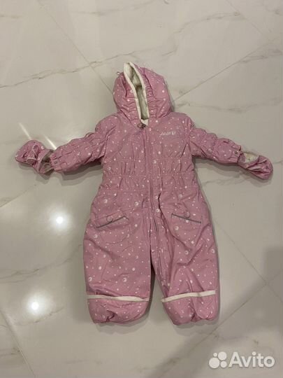 Зимний комбинезон для девочки 68
