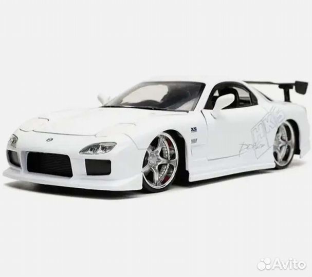 Машинка из серии форсаж Jada 1:24 Mazda RX-7 1993