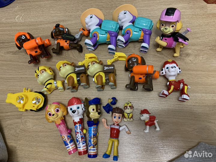 Много разных игрушек