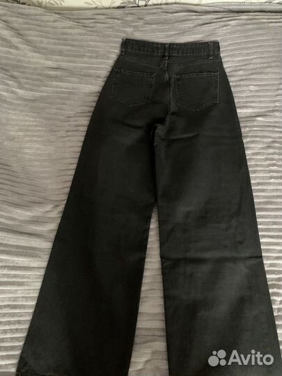 Джинсы трубы широкие