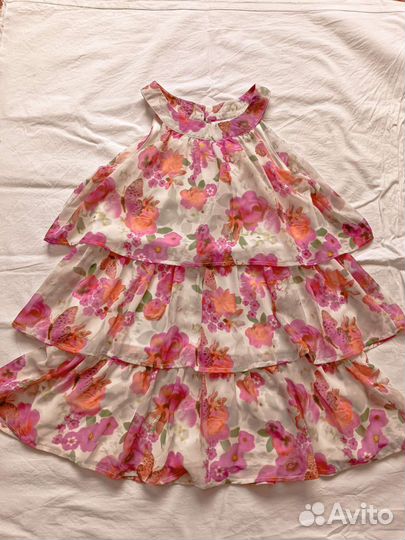 Летнее платье для девочки 134