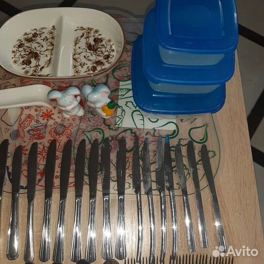 Столовые приборы, кухонная утварь