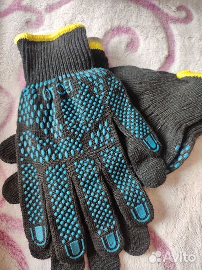 Перчатки прорезиненные