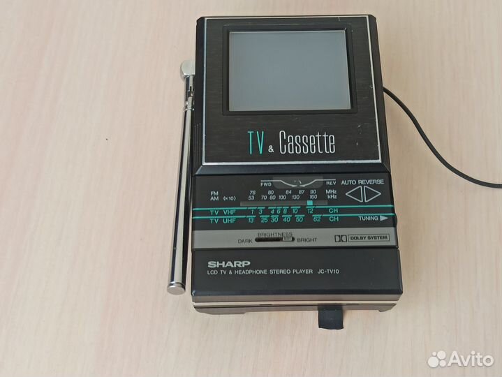 Аудиоплеер кассетный sharp JC- TV 10