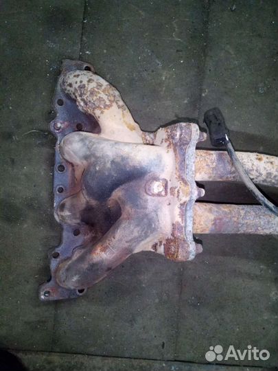 Выпускной коллектор + приёмная труба + лямбда