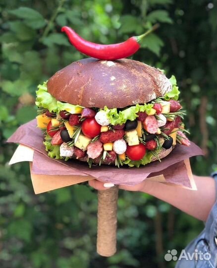 Мужской съедобный букет подарок