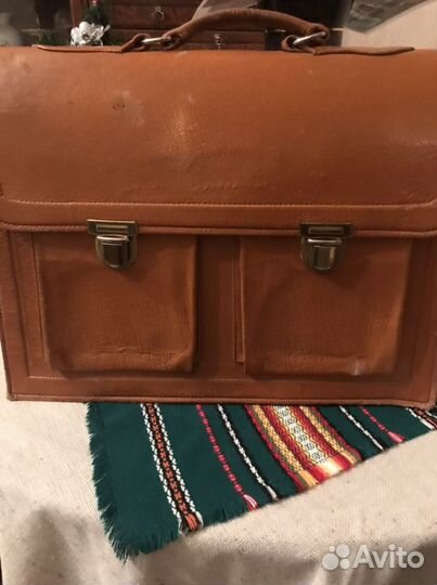 Портфель кожаный раритет