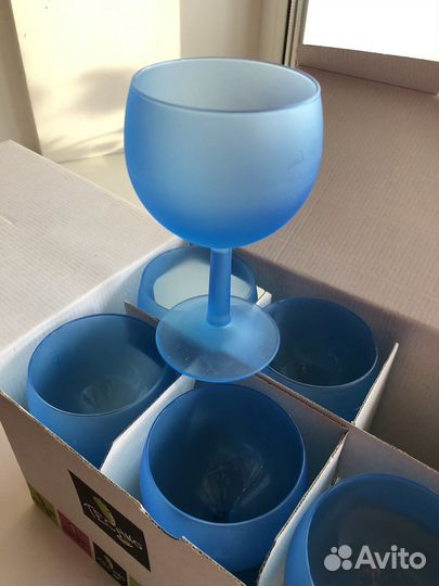 Бокалы для шампанского, вина и пр. 6 шт