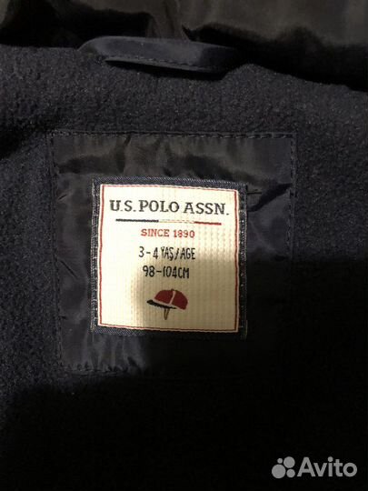 Куртка us polo для девочки