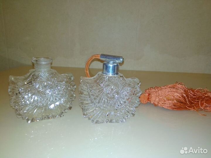 Штоф или флакон для духов хрусталь