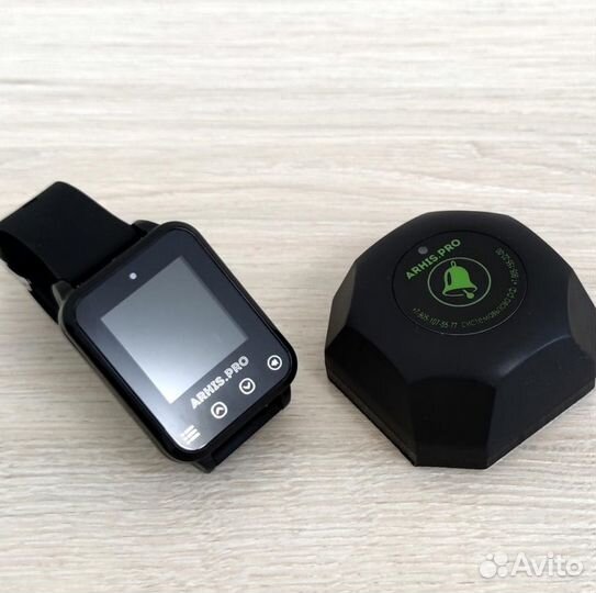 Кнопка вызова модель Бургер и пейджер на руку