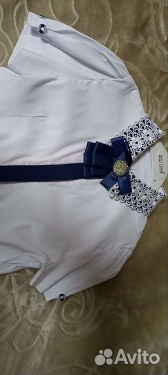 Блуза школьная 122 128