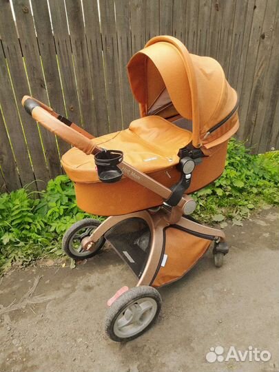 Коляска 2 в 1 эко кожа
