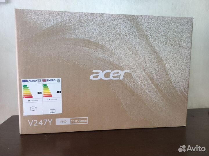 Новый монитор Acer 24 1920x1080 IPS 100hz FreeSync