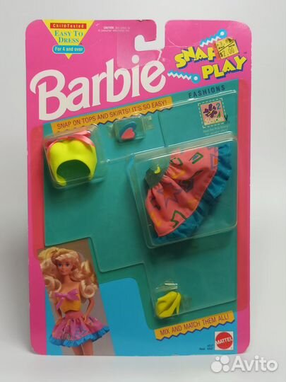 Одежда для Barbie Snap Play Fashions 1991