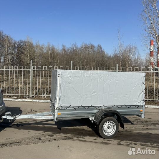 Прицеп мзса с тентом 1.1м внутри. 2.44 на 1.37