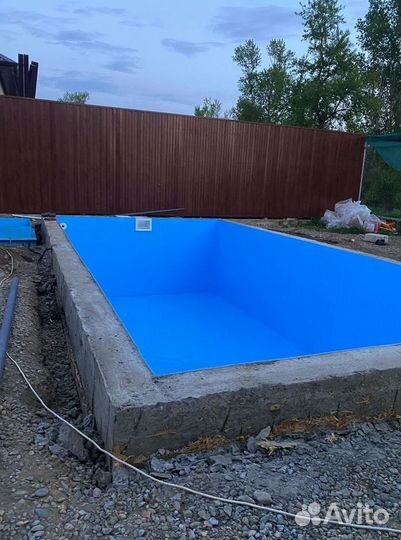 Полипропиленовая чаша 6м*3м*1,5м