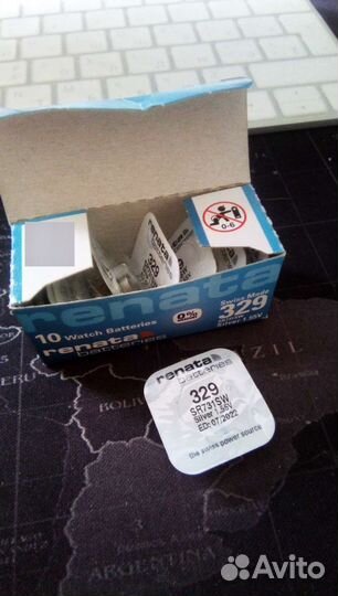 Батарейки для часов / Renata 329