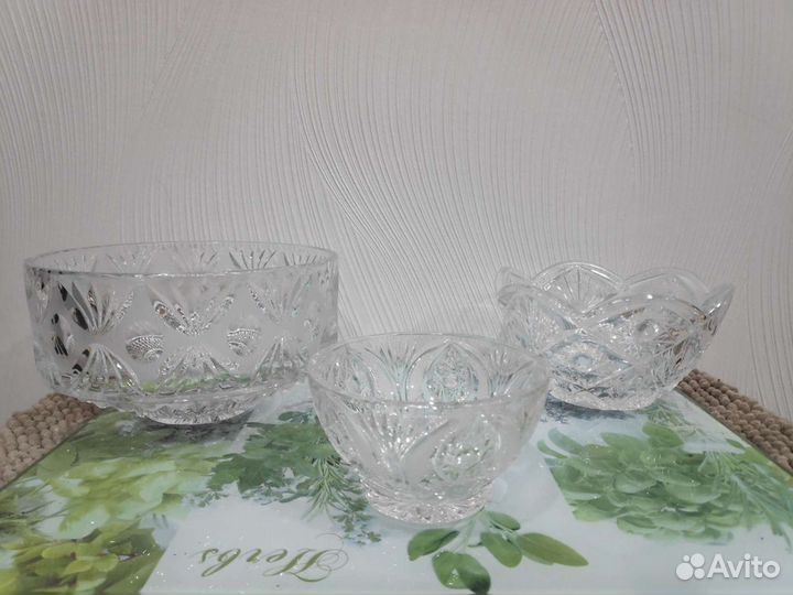 Ваза хрустальная СССР