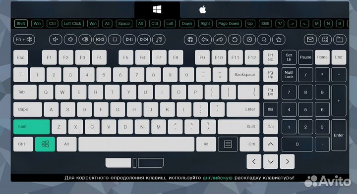 Игровая механическая клавиатура red square encore