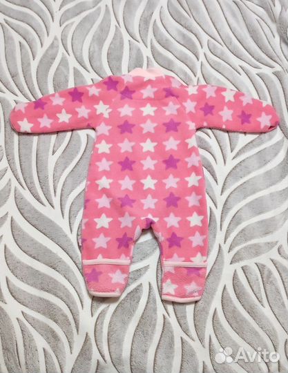 Детский Флисовый комбинезон поддева 58 - 62