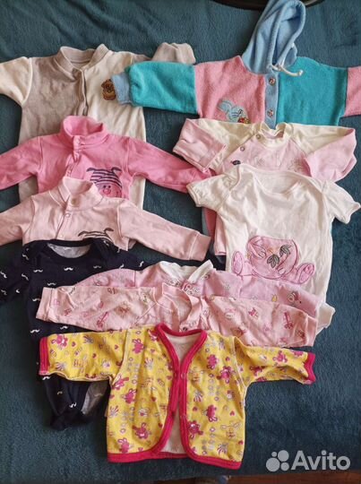 Вещи пакетом на девочку от 0 до 3 месяцев
