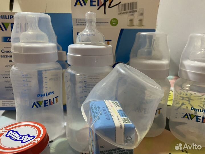 Бутылочки avent новые