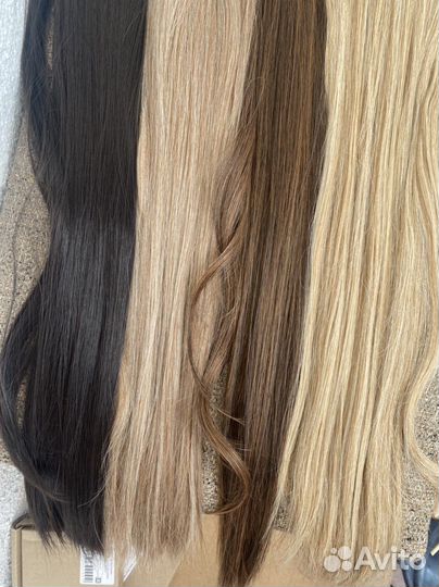 Волосы на заколках Новые