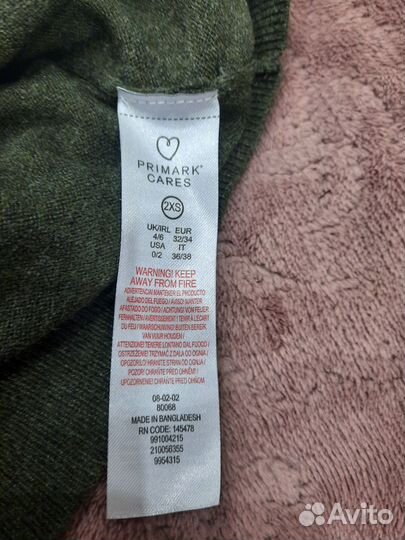 Водолазка Primark хаки