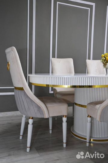 Обеденная группа стол стулья новый