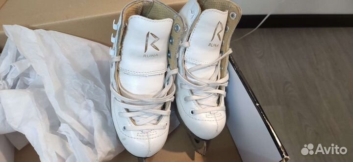 Коньки фигурные Runa, размер 27, б/у