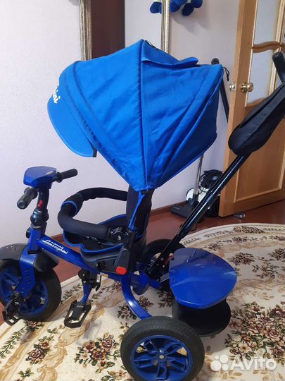 Детский велосипед с родительской ручкой