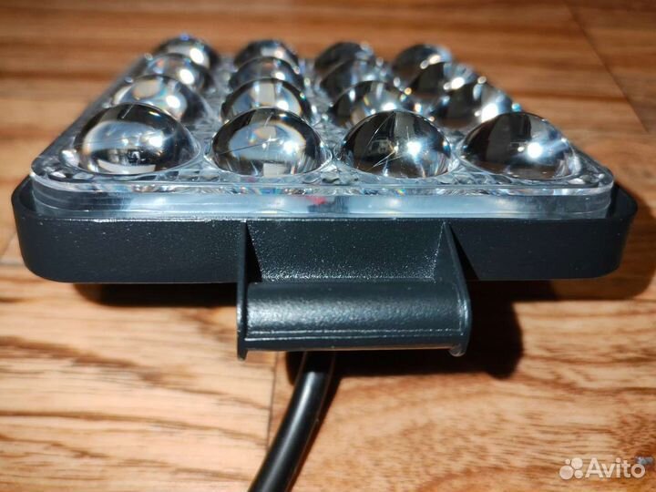 LED Вспышки фсо большие линзованные 10,5 см 64 w