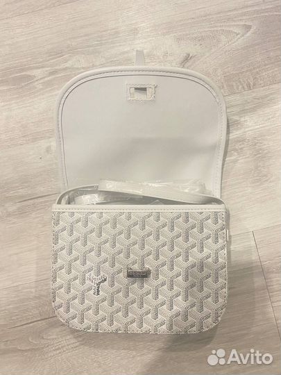 Сумка через плечо goyard белая