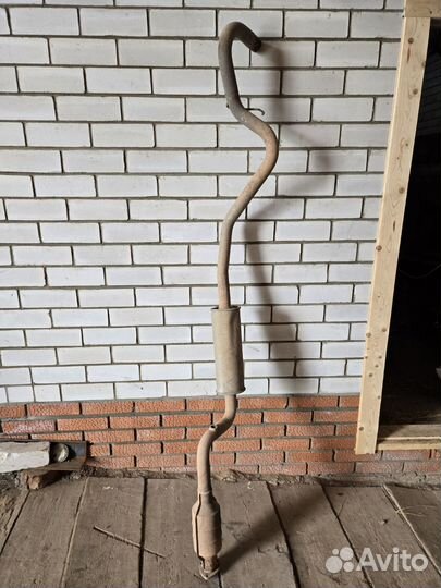 Глушитель средний часть на шевроле нива